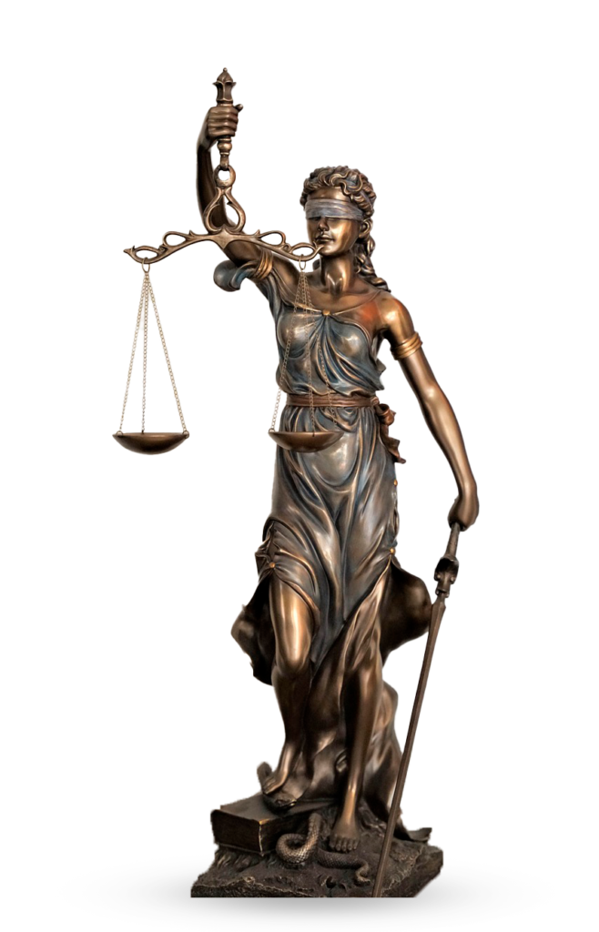 Estatua de dama de la justicia